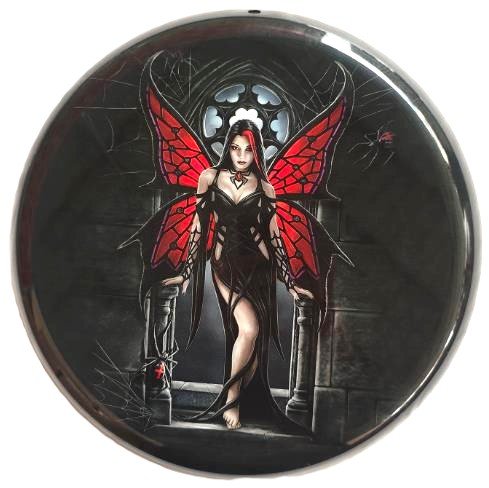 Metal Wall Art Round Gothic Fairy - 1st Stop Marshall's Health Shop, Gift Shop! - Heath and Natural Therapy New Brighton Christchurch - Naturopath