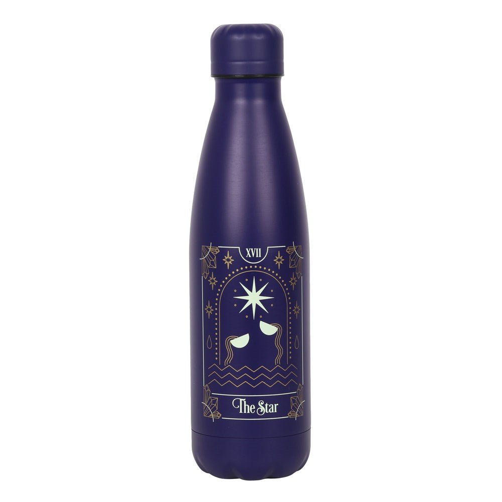 Metal Water Bottle Star Tarot
Star Tarot Metal Water Bottle


H:26.5 x W:6 x D:6 cm - Even fortune tellers need to keep hydrated! This navy blue metal alloy water bottle makes a great eco-friendly replacement for plastic and features a stunning star tarot illustration inspired by traditional tarot card decks. Designed with a convenient screw-top lid to prevent accidental spills. 500ml capacity. Hand wash only.

1st Stop, Marshall's Health Shop, Gift Shop!
SKU: SDFT57122
