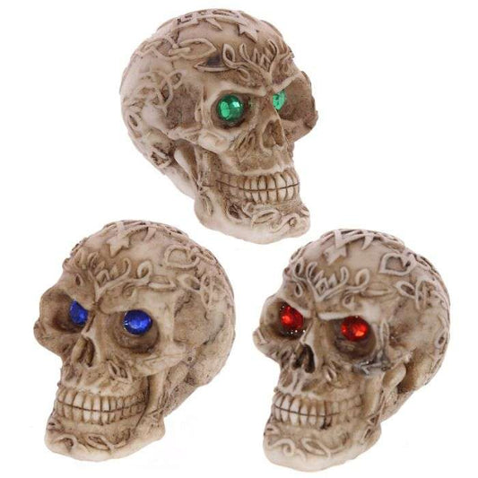 Mini Celtic Skulls with Gem Eyes - MarshallsHealthShop
