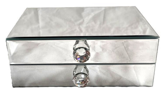 Mirror Jewellery Box 2 Drawers# - 1st Stop Marshall's Health Shop, Gift Shop! - Heath and Natural Therapy New Brighton Christchurch - Naturopath#