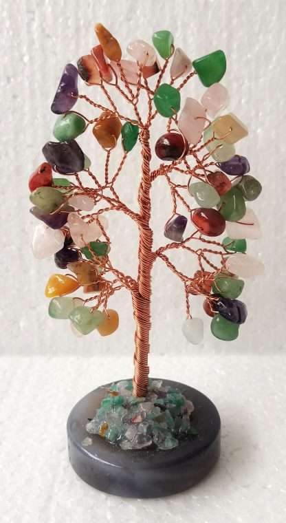 Mixed Gemstone Tree Agate Base - MarshallsHealthShop