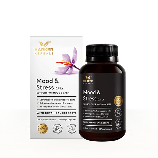 Harker Herbals Mood & Stress 60 Vege Capsules