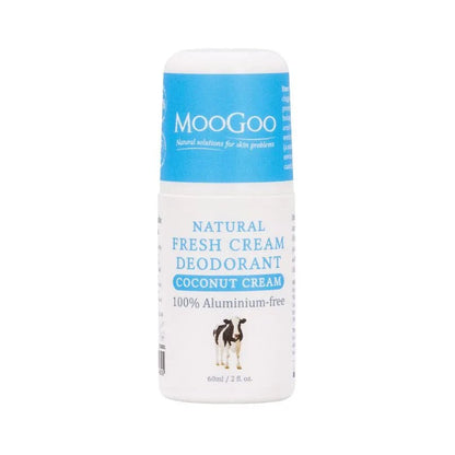 MooGoo Fresh Cream Deodorant Coconut 60ml Coconut Cream is the freshest of the Fresh Cream Deodorants. This cool, creamy concoction will take you back to the warm days of summer or dreaming about the Pina Coladas on your last beach holiday, sipping 'til you could sip no more (seems like a lifetime ago...sigh). It smells just like our Cream Conditioner.