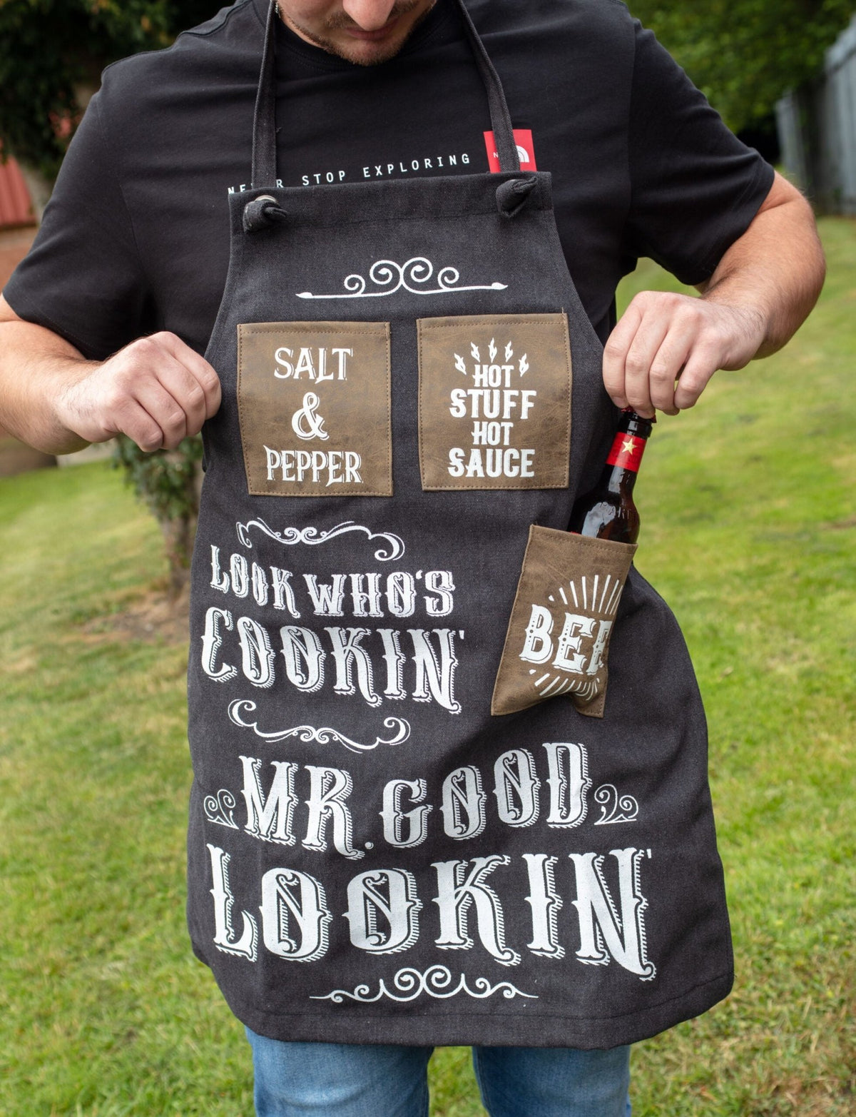Mr. Good Lookin Apron - 1st Stop Marshall's Health Shop, Gift Shop! - Heath and Natural Therapy New Brighton Christchurch - Naturopath