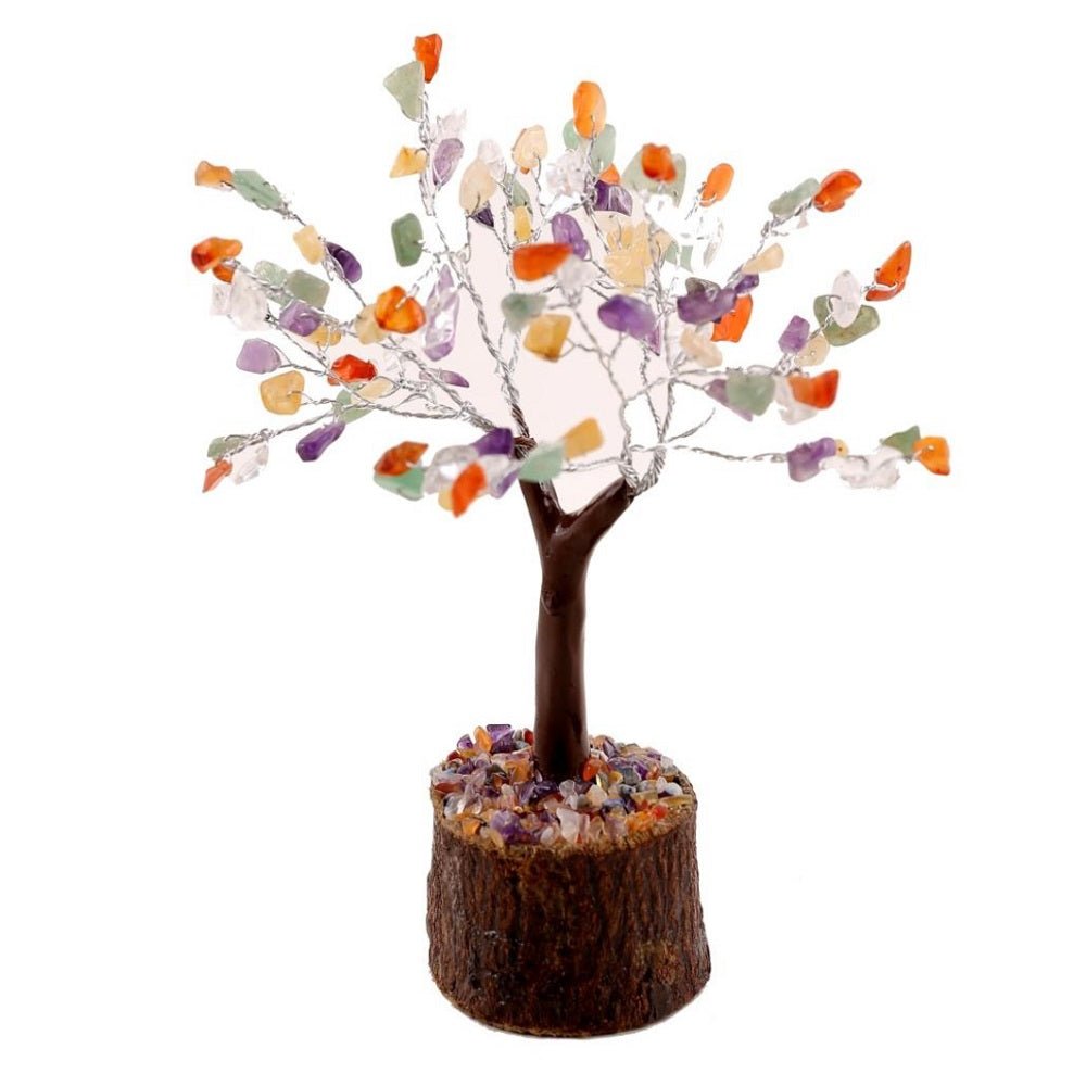 Multi Crystal Tree 19cm - MarshallsHealthShop