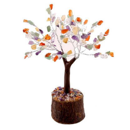 Multi Crystal Tree 19cm - MarshallsHealthShop