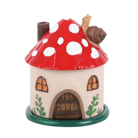 Mushroom House Resin Incense Cone Burner - MarshallsHealthShop