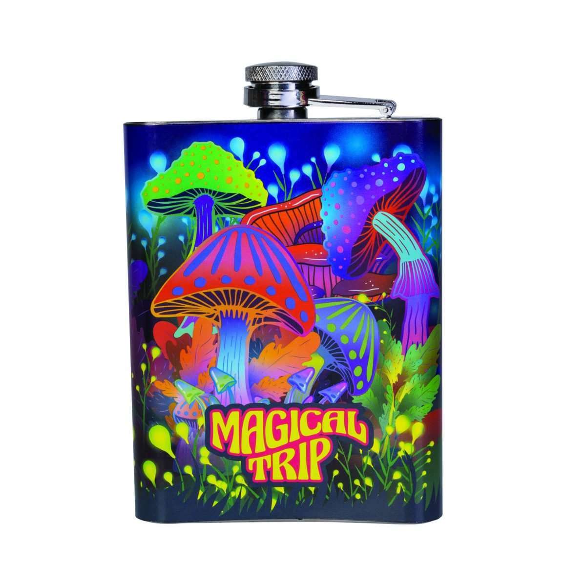Mushroom Metal Flask - MarshallsHealthShop