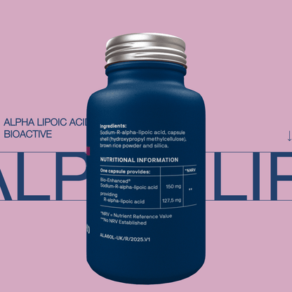 NATROCEUTICS Alpha Lipoic Bioact 60 Capsules

Key features of Natroceutics Alpha Lipoic Acid Bioactive

Bio-Enhanced® Na-RALA
Enhanced absorption and cellular transportation
Pure ‘R’ form Alpha Lipoic Acid
Demonstrated 10x the peak plasma concentration of standard R-Alpha Lipoic Acid
3x More Bioavailable than standard R Alpha Lipoic Acid
1st Stop, Marshall's Health Shop!