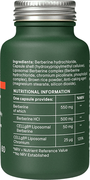 NATROCEUTICS Berberine Complex 60 Capsules - MarshallsHealthShop