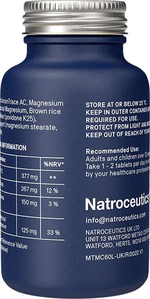 NATROCEUTICS Magnesium Trace Mineral Complete 60 capsules - MarshallsHealthShop