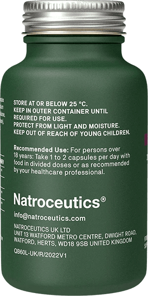 NATROCEUTICS Quercetin Bioactive 60 Capsules - MarshallsHealthShop