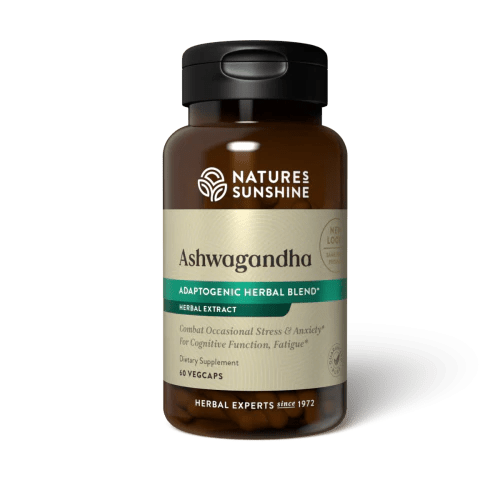 Natures Sunshine Ashwagandha 60 Capsules - MarshallsHealthShop
