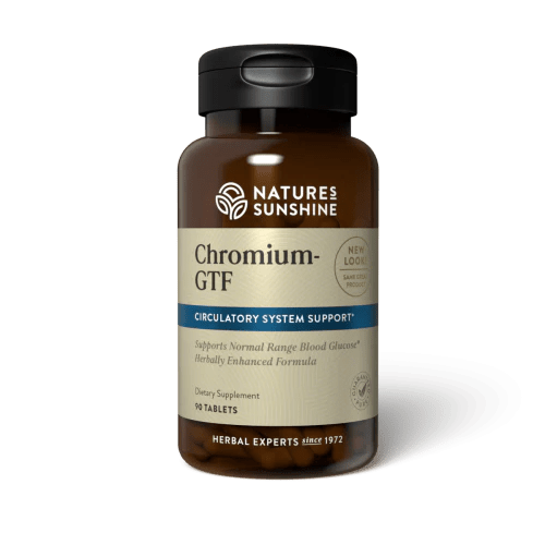 Natures Sunshine Chromium GTF 90 Tablets - MarshallsHealthShop