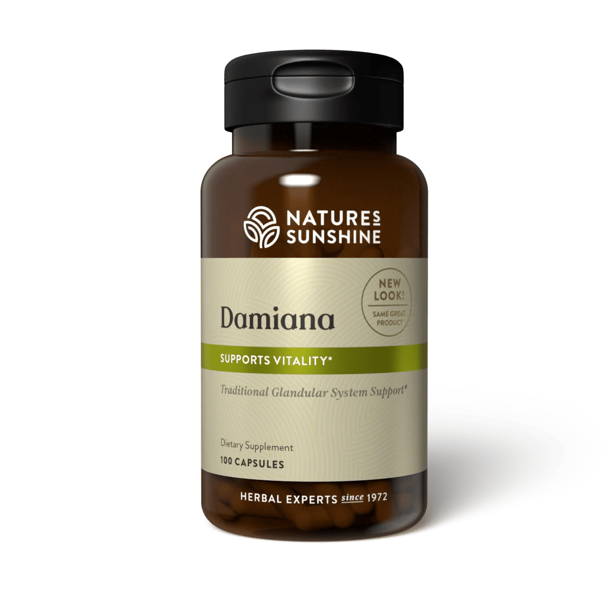 Natures Sunshine Damiana 100 Capsules - MarshallsHealthShop