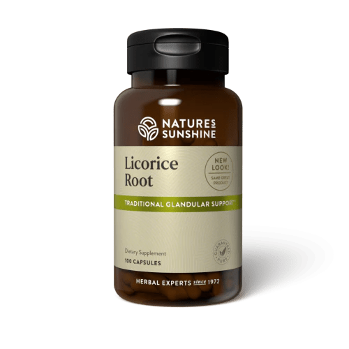Natures Sunshine Licorice Root 100 Capsules - MarshallsHealthShop
