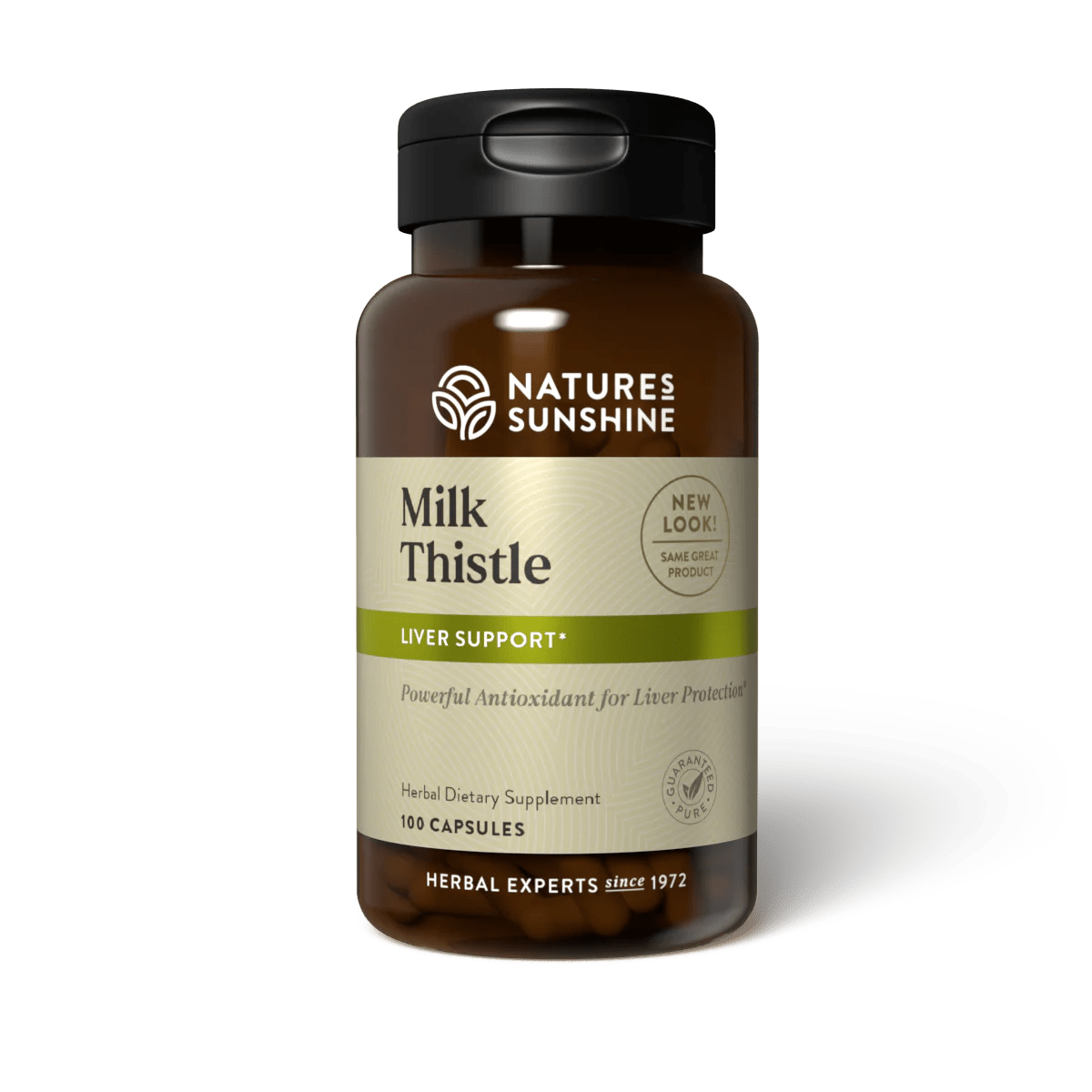 Natures Sunshine Milk Thistle 100 Capsules - MarshallsHealthShop