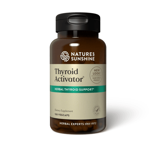 Natures Sunshine Thyroid Activator 100 Capsules - MarshallsHealthShop