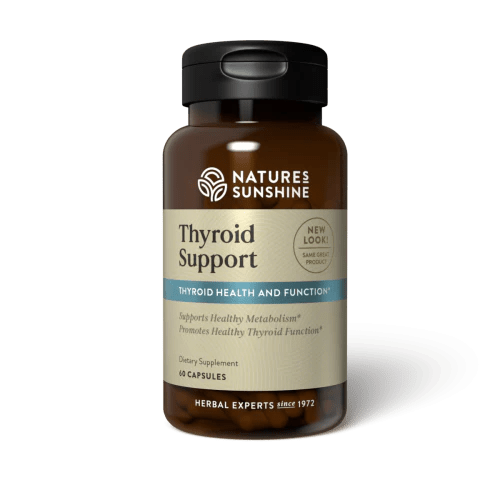 Natures Sunshine Thyroid Support 60 Capsules - MarshallsHealthShop