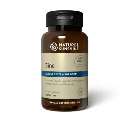Natures Sunshine Zinc 150 Tablets - 1st Stop Marshall's Health Shop, Gift Shop! - Heath and Natural Therapy New Brighton Christchurch - Naturopath
