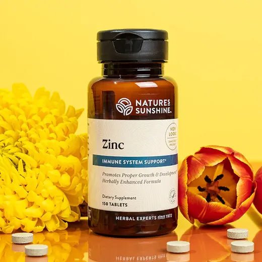 Natures Sunshine Zinc 150 Tablets - 1st Stop Marshall's Health Shop, Gift Shop! - Heath and Natural Therapy New Brighton Christchurch - Naturopath
