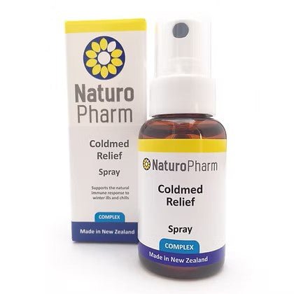 NaturoPharm Coldmed Relief Oral Spray 25ml - MarshallsHealthShop