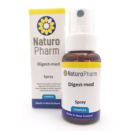 NaturoPharm Digest - med Oral Spray 25ml - 1st Stop Marshall's Health Shop, Gift Shop! - Heath and Natural Therapy New Brighton Christchurch - Naturopath