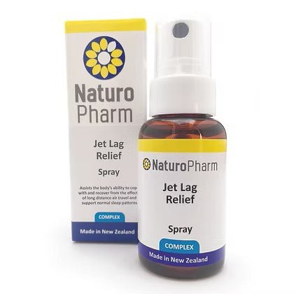 NaturoPharm Jet Lag Relief Oral Spray 25ml - 1st Stop Marshall's Health Shop, Gift Shop! - Heath and Natural Therapy New Brighton Christchurch - Naturopath