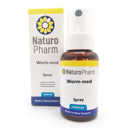 NaturoPharm Worm - med Oral Spray 25ml - 1st Stop Marshall's Health Shop, Gift Shop! - Heath and Natural Therapy New Brighton Christchurch - Naturopath