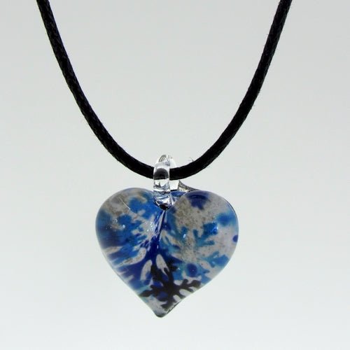 Neck Lace Artisan Blue Heart# - 1st Stop Marshall's Health Shop, Gift Shop! - Heath and Natural Therapy New Brighton Christchurch - Naturopath#