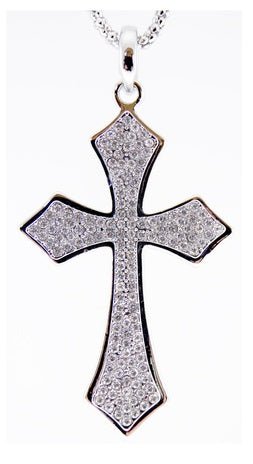 Neck Lace Cross Multi Crystals# - 1st Stop Marshall's Health Shop, Gift Shop! - Heath and Natural Therapy New Brighton Christchurch - Naturopath#