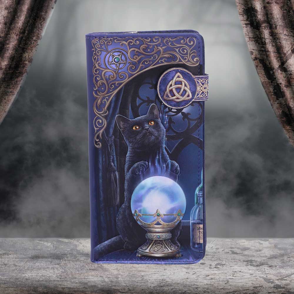 Nemesis Now Lisa Parker Witches Apprentice Cat Crystal Ball Purse - 1st Stop Marshall's Health Shop, Gift Shop! - Heath and Natural Therapy New Brighton Christchurch - Naturopath