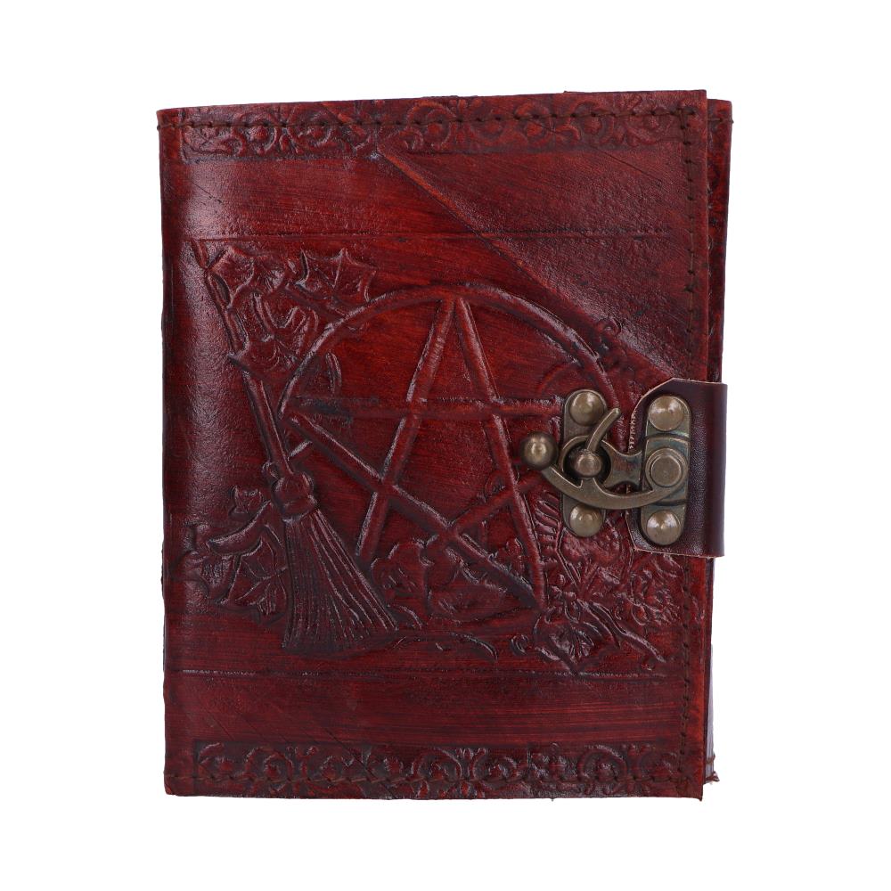 Nemesis Now Pentagram Leather Emboss Journal+Lock - 1st Stop Marshall's Health Shop, Gift Shop! - Heath and Natural Therapy New Brighton Christchurch - Naturopath