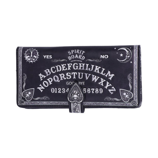 Nemesis Now Spirit Board Embossed Purse Ouija Wallet Black - 1st Stop Marshall's Health Shop, Gift Shop! - Heath and Natural Therapy New Brighton Christchurch - Naturopath