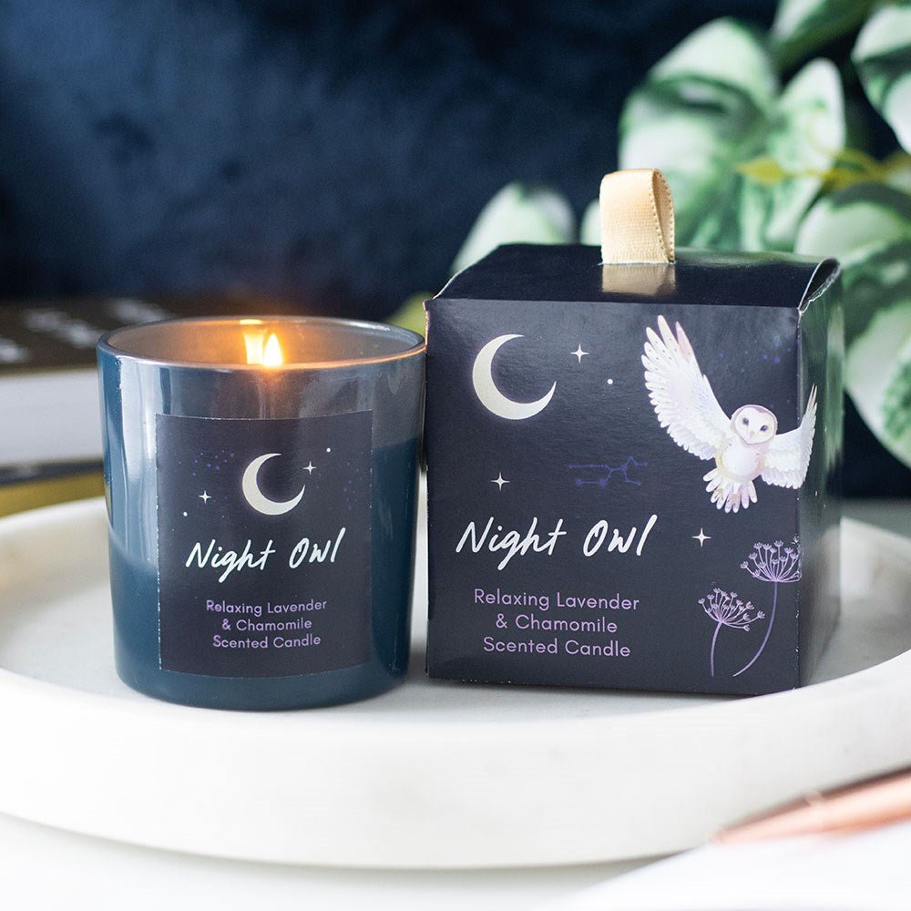 Night Owl Lavender & Chamomile Candle - MarshallsHealthShop