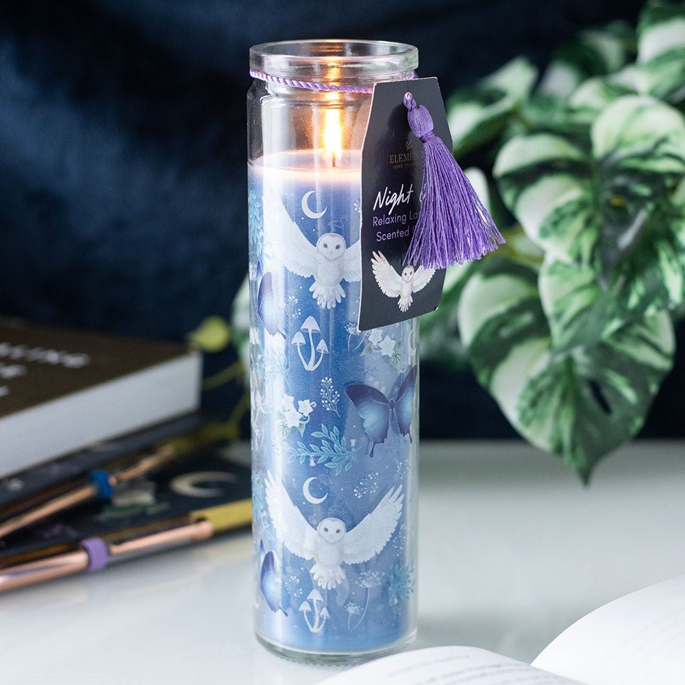 Night Owl Lavender Tube Candle - MarshallsHealthShop