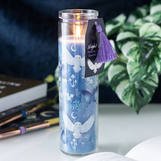 Night Owl Lavender Tube Candle - MarshallsHealthShop