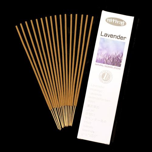 Nitiraj Lavender Incense 25gm - MarshallsHealthShop