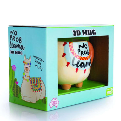 No Prob Llama 3D Mug - MarshallsHealthShop