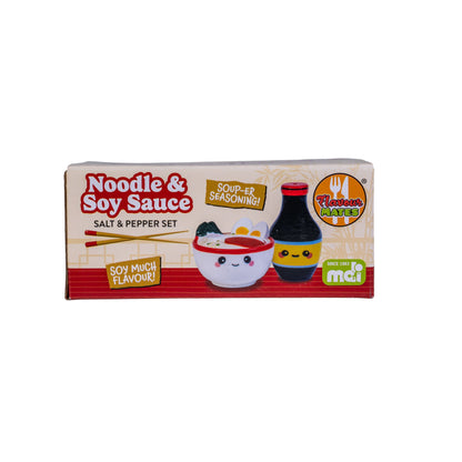 Noodle & Soy Sauce Salt & Pepper Set - 1st Stop Marshall's Health Shop, Gift Shop! - Heath and Natural Therapy New Brighton Christchurch - Naturopath