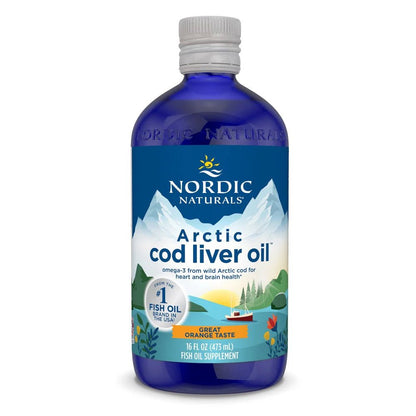 NORDIC Arctic Cod Liver Oil Liquid - MarshallsHealthShop
