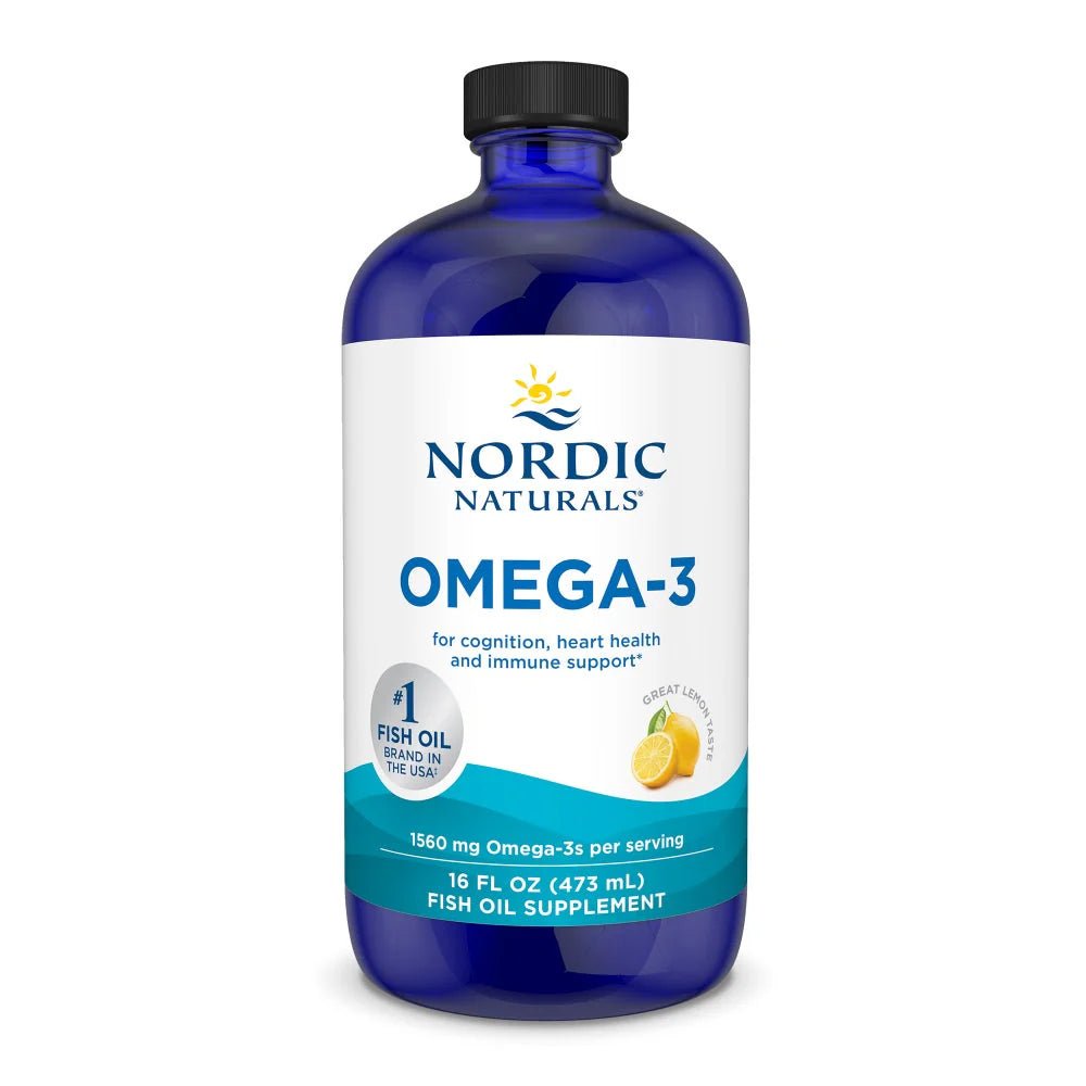 NORDIC Omega - 3 Lemon Liquid 473ml - MarshallsHealthShop