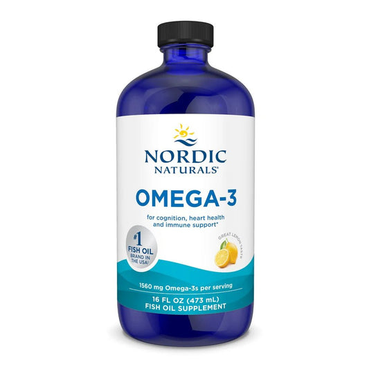 NORDIC Omega - 3 Lemon Liquid 473ml - MarshallsHealthShop