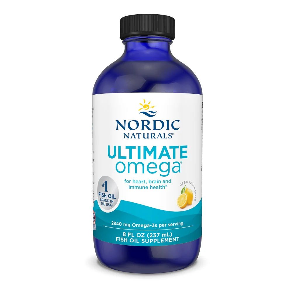 NORDIC Ultimate Omega Liquid Lemon 237ml - 1st Stop Marshall's Health Shop, Gift Shop! - Heath and Natural Therapy New Brighton Christchurch - Naturopath