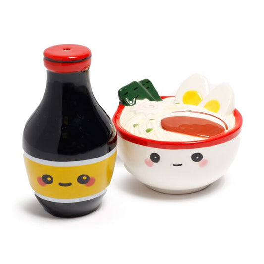 Nori Ramen Ceramic Salt/Pepper Set - MarshallsHealthShop