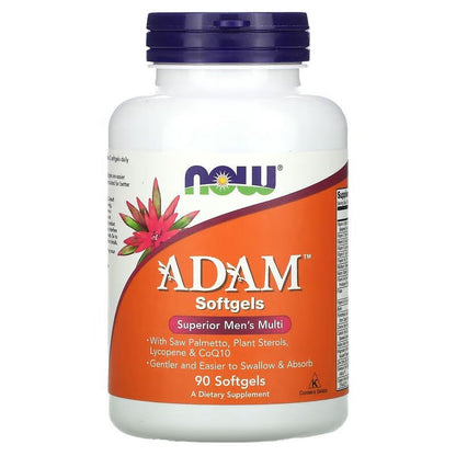 NOW Foods Adam Superior Mens Multi 90 Softgels - 1st Stop Marshall's Health Shop, Gift Shop! - Heath and Natural Therapy New Brighton Christchurch - Naturopath