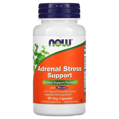 NOW Foods Adrenal Stress Support 90 Veg Capsules - 1st Stop Marshall's Health Shop, Gift Shop! - Heath and Natural Therapy New Brighton Christchurch - Naturopath