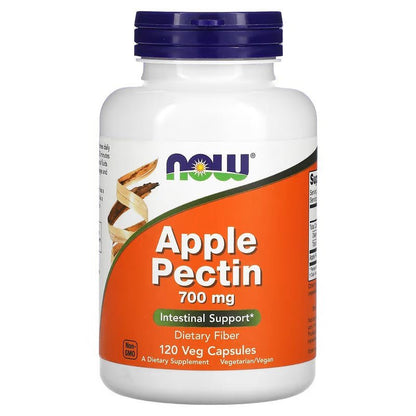 NOW Foods Apple Pectin 700mg 120 Veg Caps - 1st Stop Marshall's Health Shop, Gift Shop! - Heath and Natural Therapy New Brighton Christchurch - Naturopath