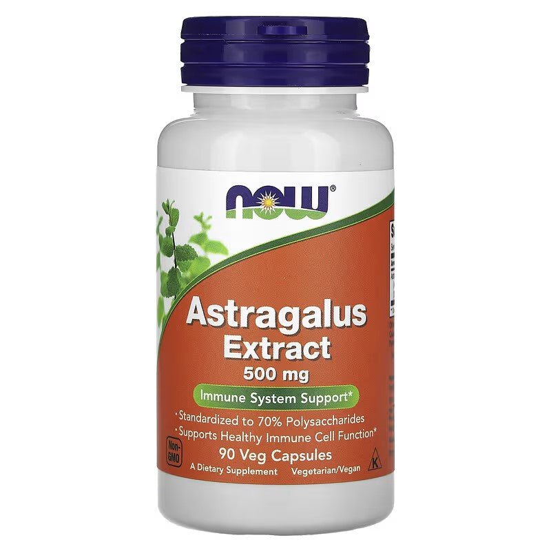 NOW Foods Astragalus Extract 500mg 90 Veg Caps - 1st Stop Marshall's Health Shop, Gift Shop! - Heath and Natural Therapy New Brighton Christchurch - Naturopath