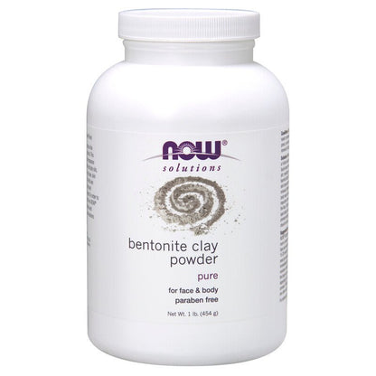 NOW Foods Bentonite Clay Powder 454g - 1st Stop Marshall's Health Shop, Gift Shop! - Heath and Natural Therapy New Brighton Christchurch - Naturopath